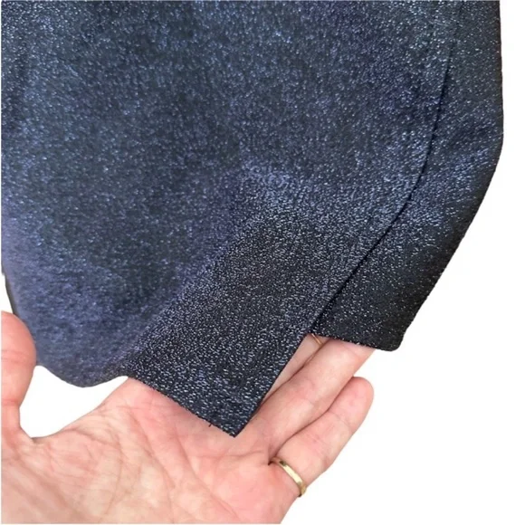 Topshop blue sparkly sleeveless mini sheath dress Size 6 EUC - Picture 3 of 7